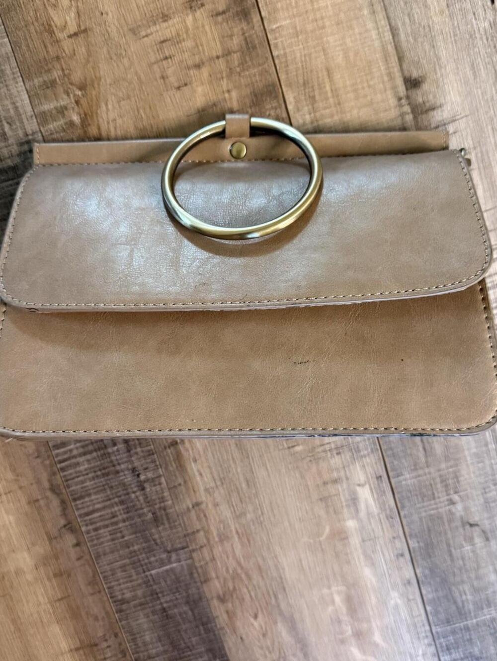 Joy Susan Aria Ring Handle Bag Latte